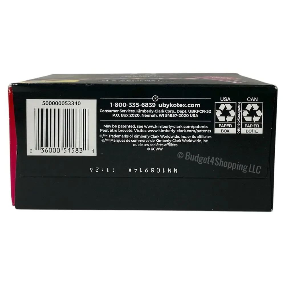 U by Kotex Click Compact Tampons, Regular Absorbency, Unscented, 32 Count